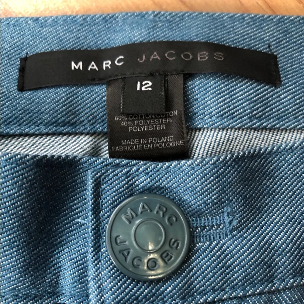 Marc Jacobs Light Blue Straight Leg Trouser Jeans 33L - Picture 9 of 9